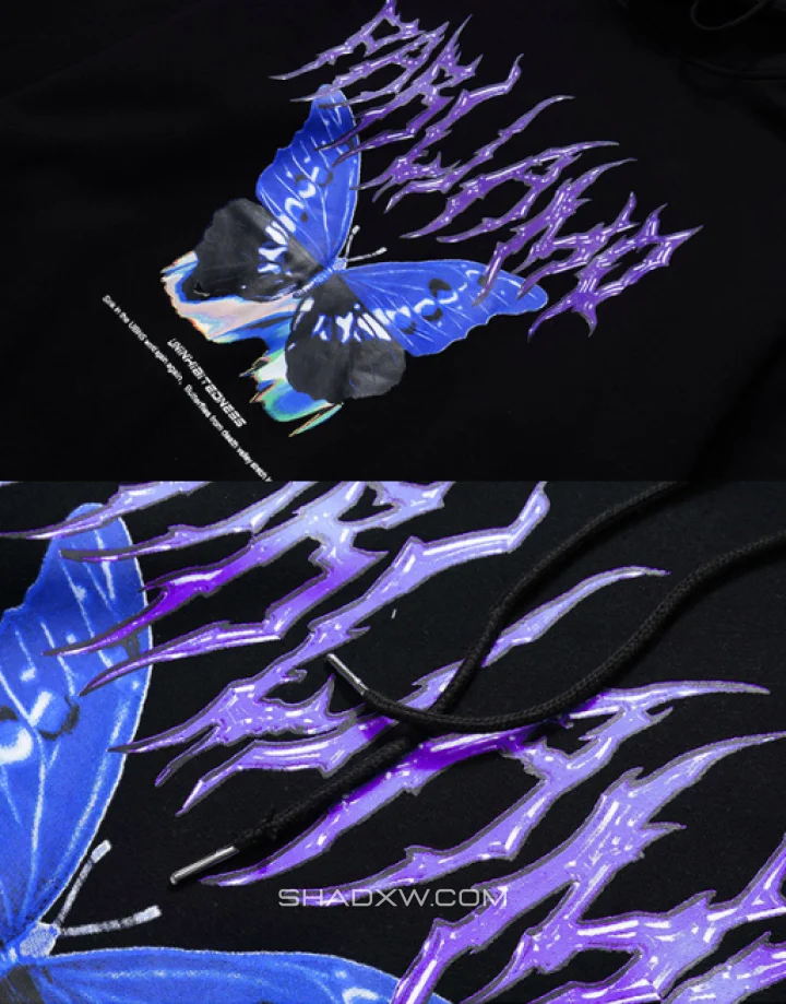 Black Butterfly Hoodie - Image 4