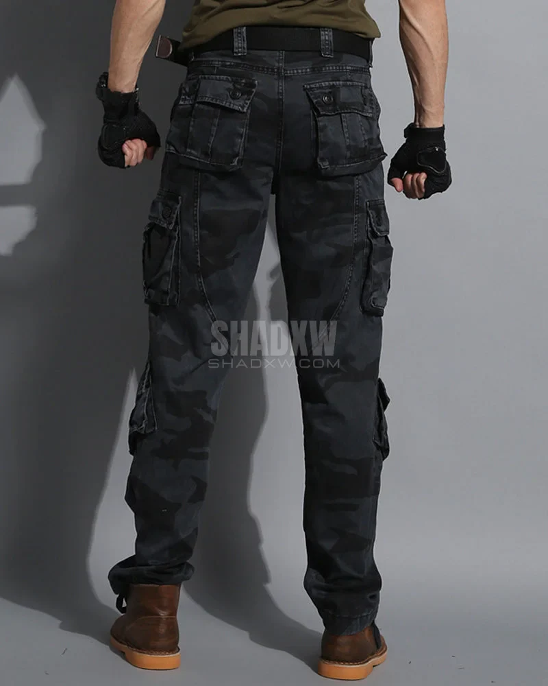 Black Camouflage Pants - Image 2