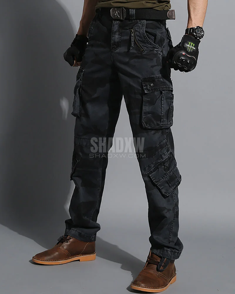 Black Camouflage Pants - Image 3