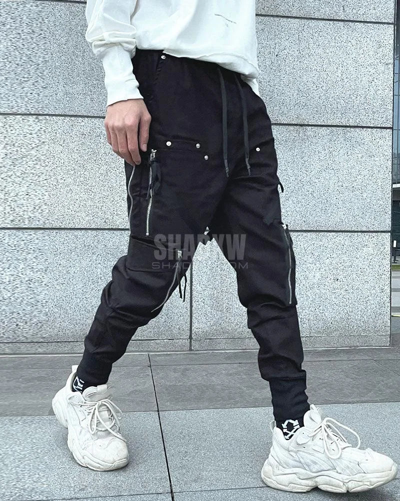 Black Cargo Jogger - Image 2