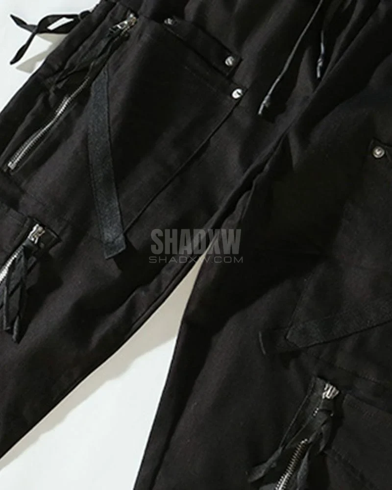 Black Cargo Jogger - Image 8