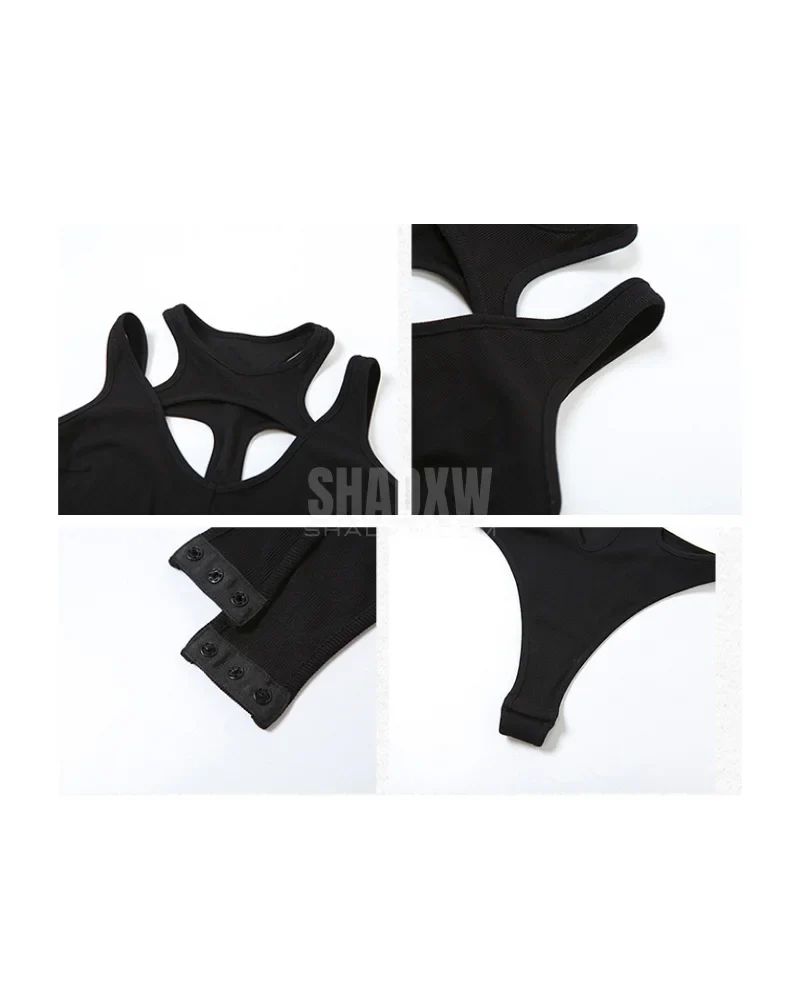 Black Cut Out Bodysuit - Image 9