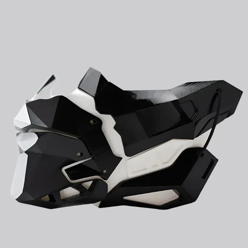 Black Cyborg Cyberpunk Mask