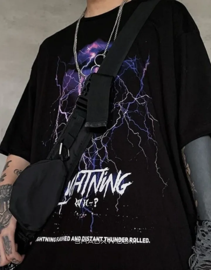 Black Lightning Shirt - Image 4