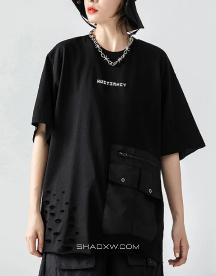Black Shirt with Pockets - Image 4