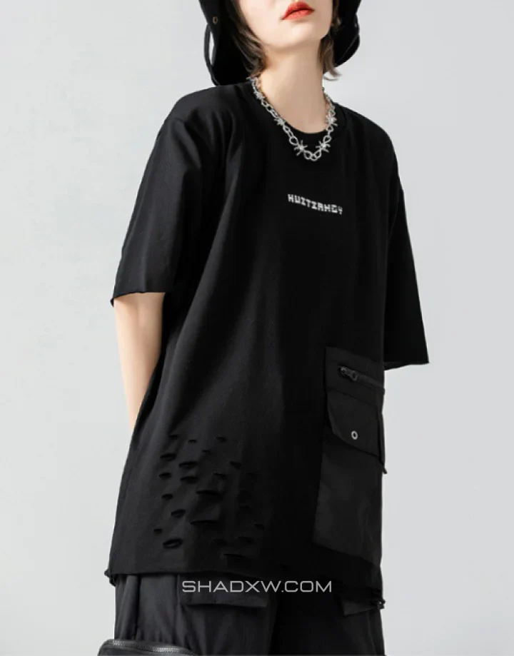 Black Shirt with Pockets - Image 5