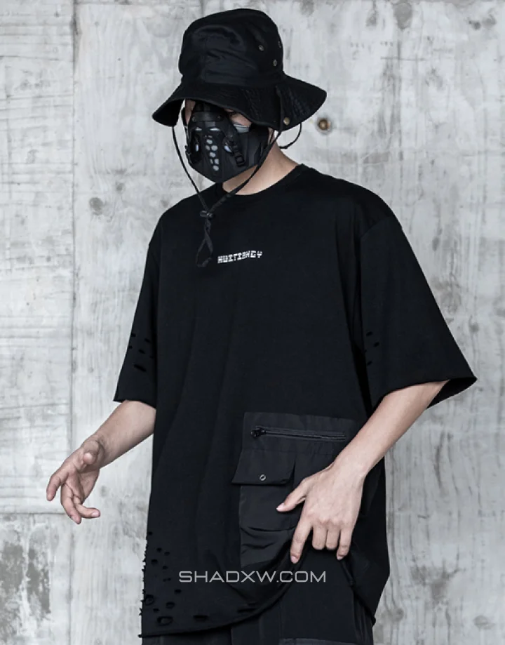 Black Shirt with Pockets - Image 6