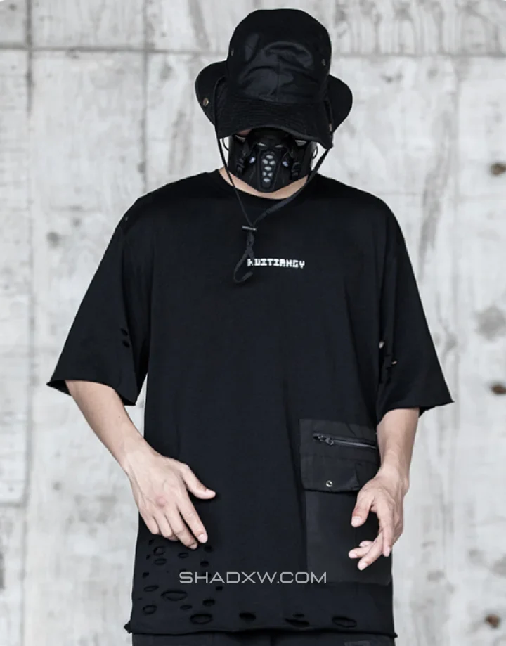 Black Shirt with Pockets - Image 7