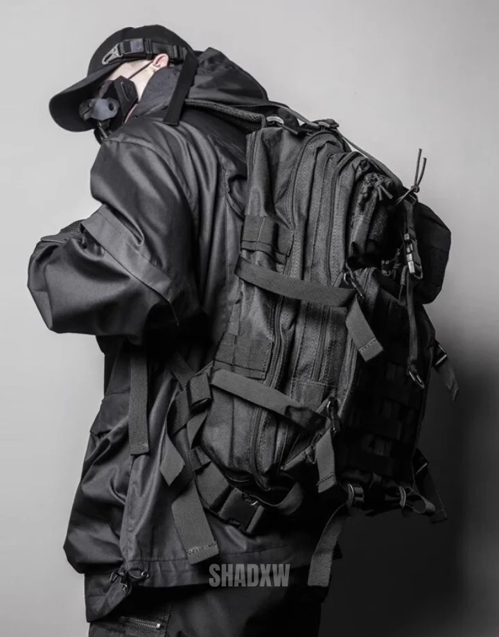 Black Tactical Backpack - Image 6