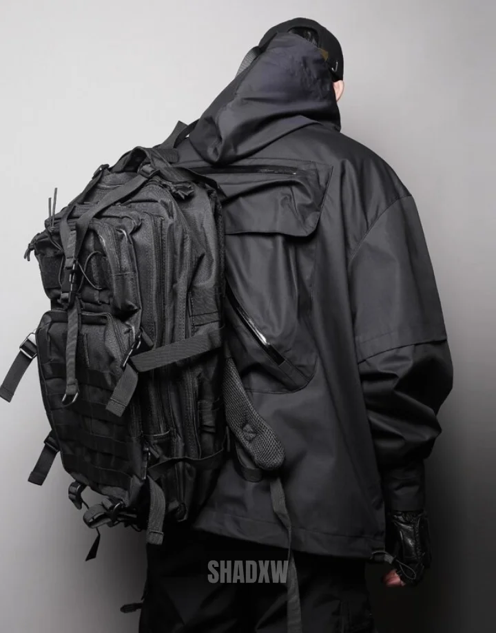 Black Tactical Backpack - Image 7