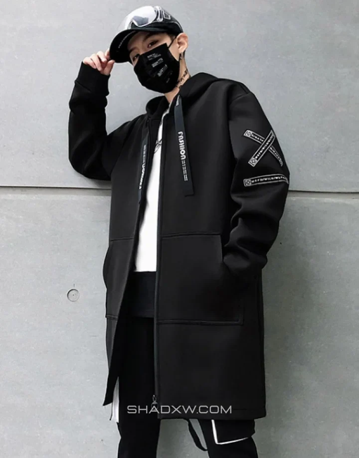 Black Techwear Jacket - Image 3