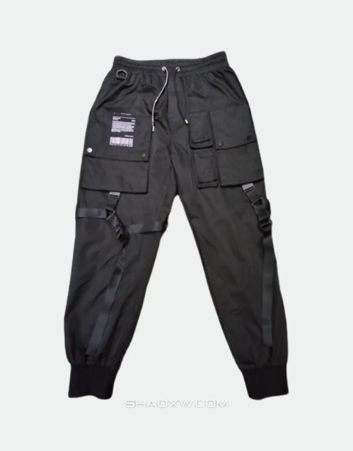Black Techwear Pants - Image 2