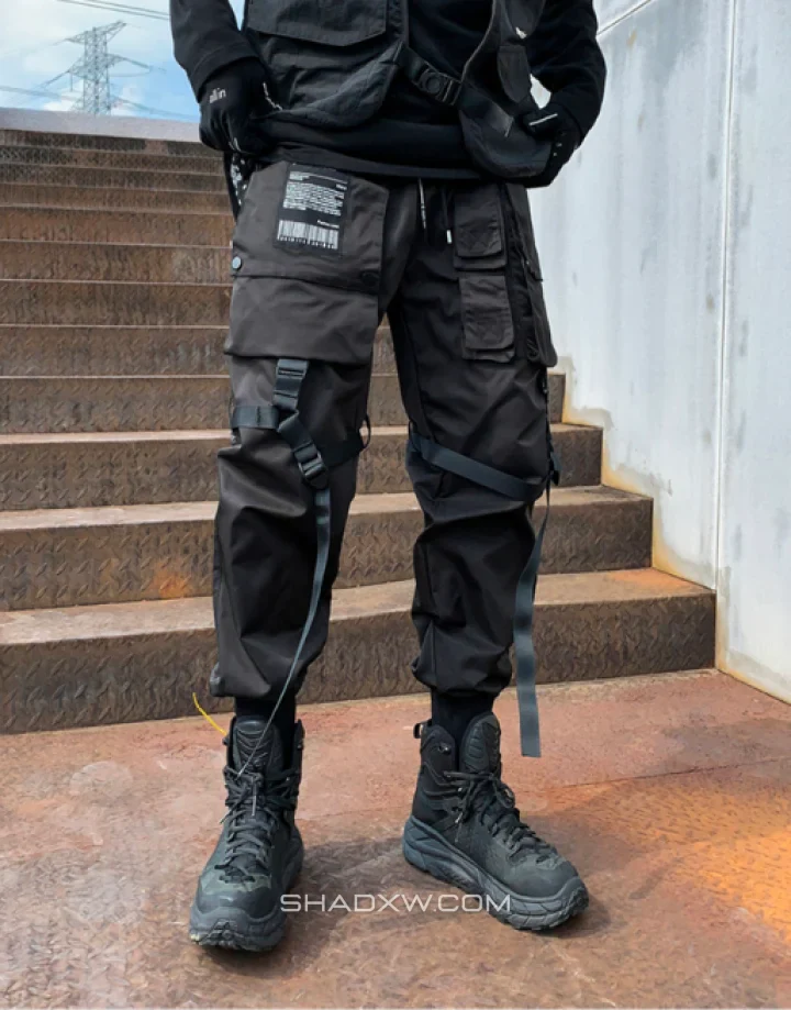 Black Techwear Pants - Image 6