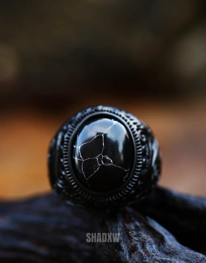 Black Turquoise Ring - Image 3
