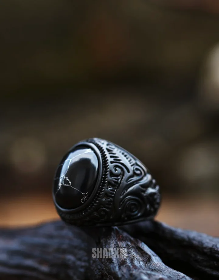 Black Turquoise Ring - Image 4