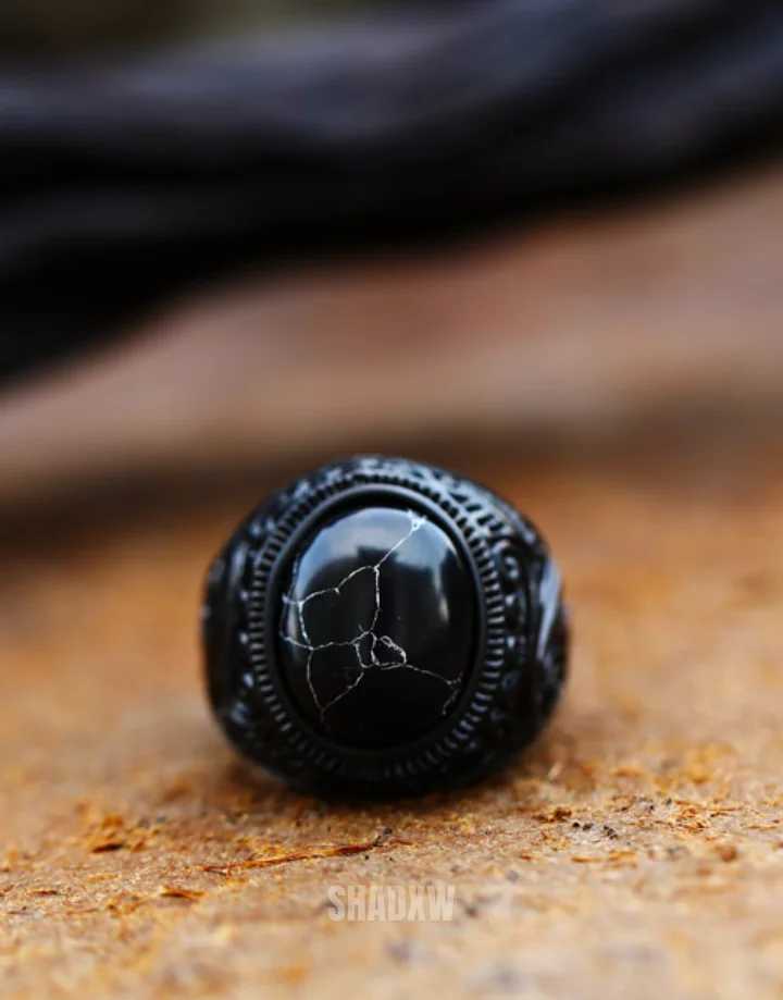 Black Turquoise Ring - Image 5