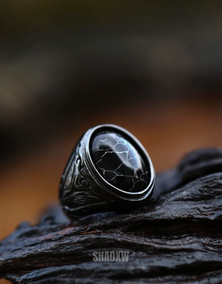 Black Turquoise Ring - Image 8