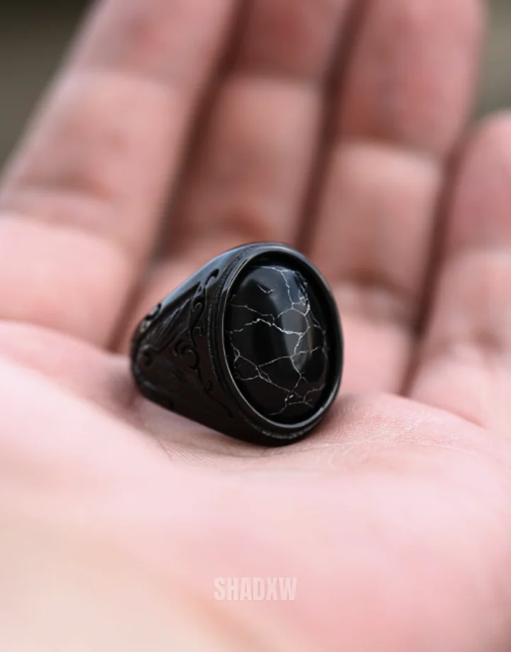 Black Turquoise Ring - Image 9