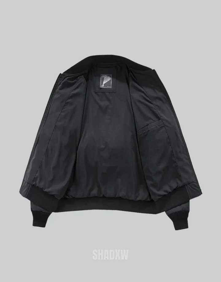 Bomber Jacket with Straps - Image 3