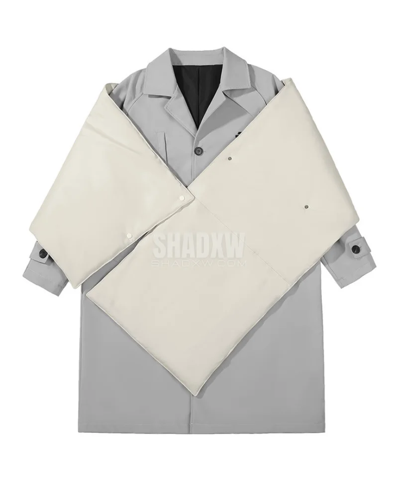 Coat With Shoulder Cape - Image 5