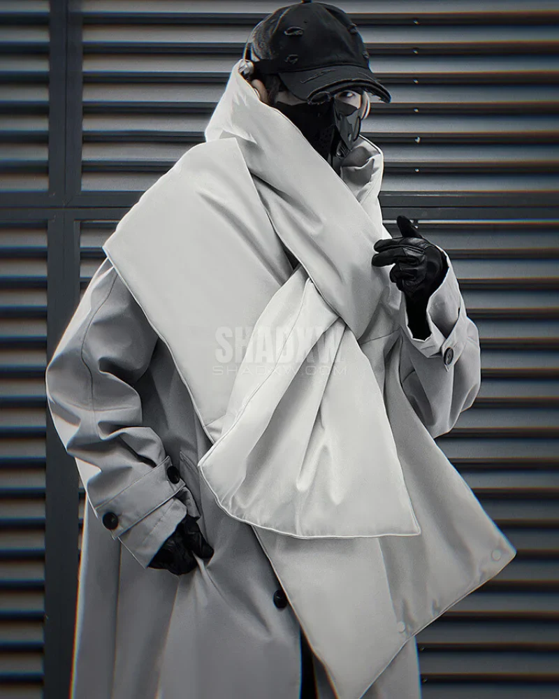 Coat With Shoulder Cape - Image 6