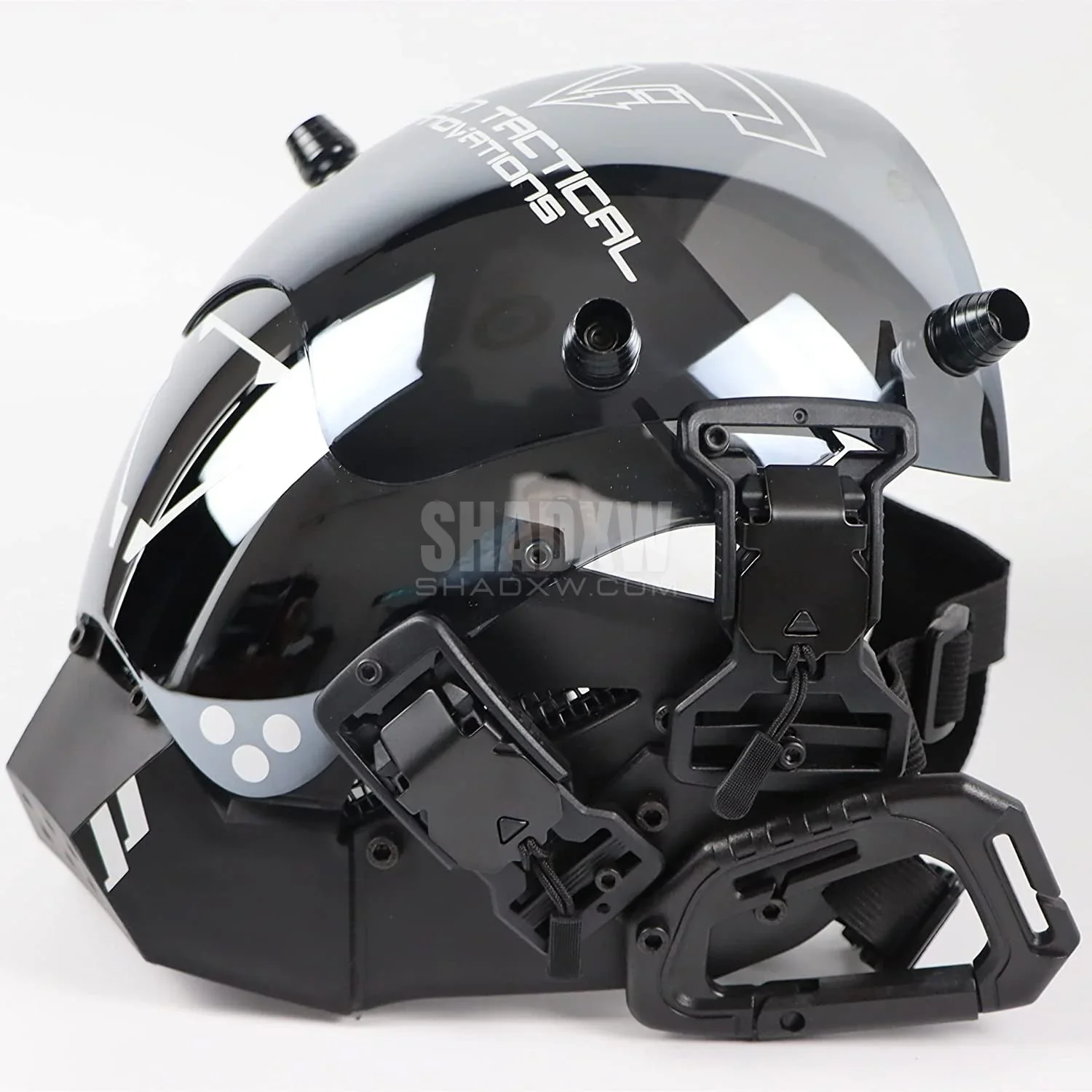 Combat Cyberpunk Helmet - Image 2