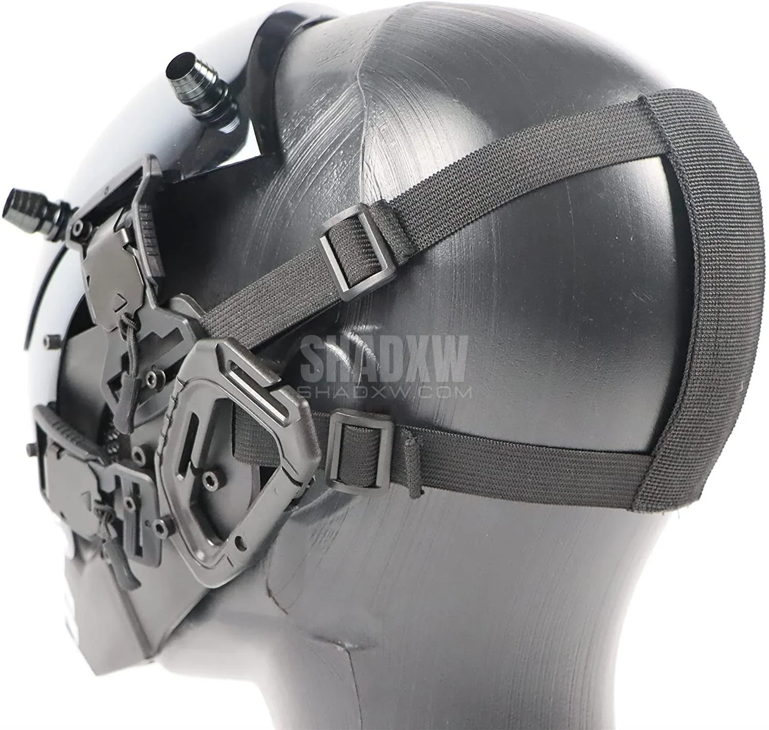 Combat Cyberpunk Helmet - Image 7