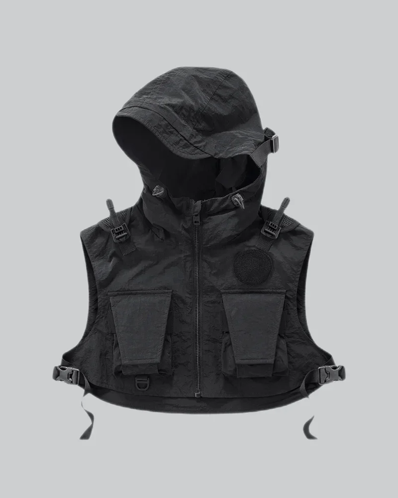 Cropped Utility Vest