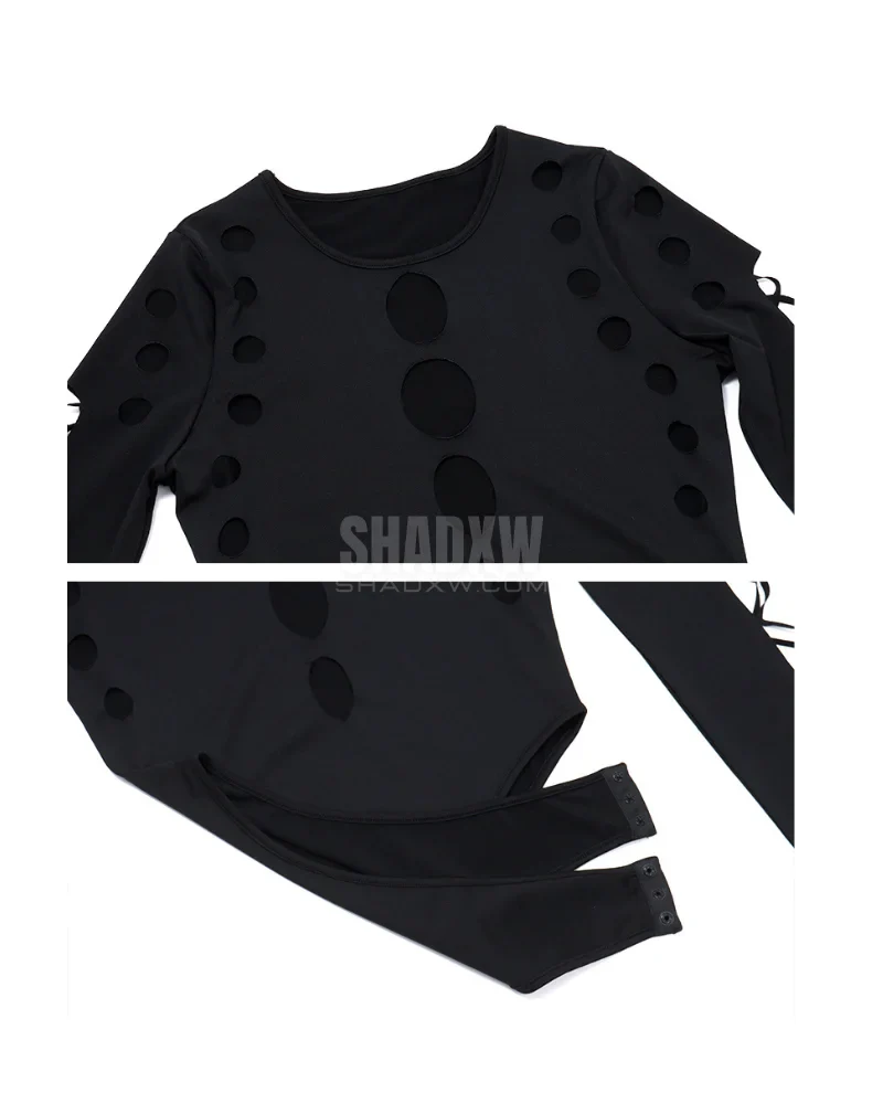 Cut Out Long Sleeve Bodysuit - Image 6
