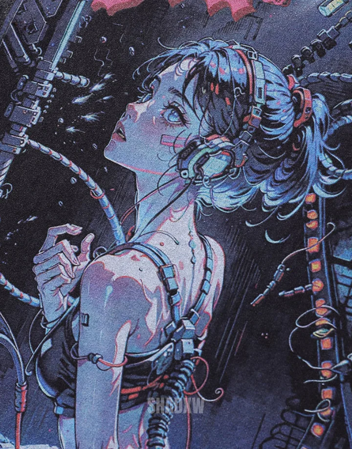 Cyberpunk Girl Shirt - Image 2