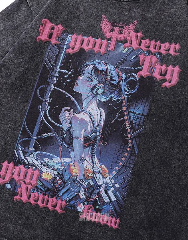 Cyberpunk Girl Shirt - Image 4
