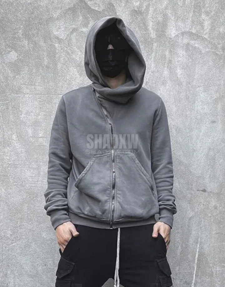 Cyberpunk Grey Hoodie - Image 4
