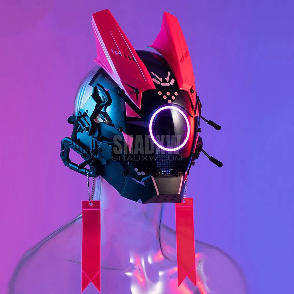 Cyberpunk Helmet Pink - Image 2