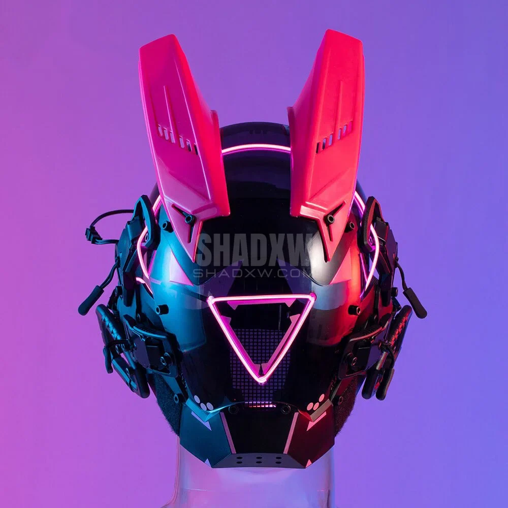 Cyberpunk Helmet Pink - Image 4