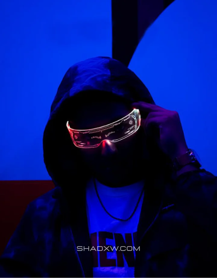 Cyberpunk LED Glasses - Image 9
