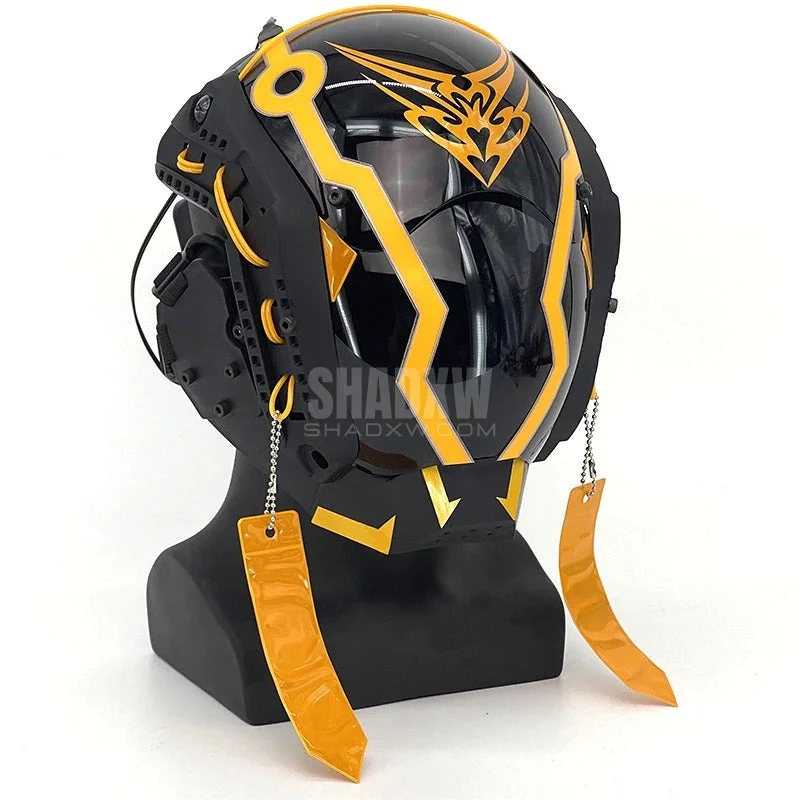 Cyberpunk Sci Fi Helmet - Image 2