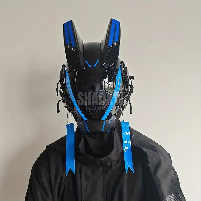 Cyborg Cyberpunk Helmet - Image 8