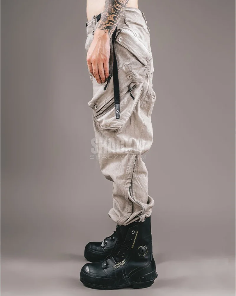 Distressed Cargo Pants - Image 6