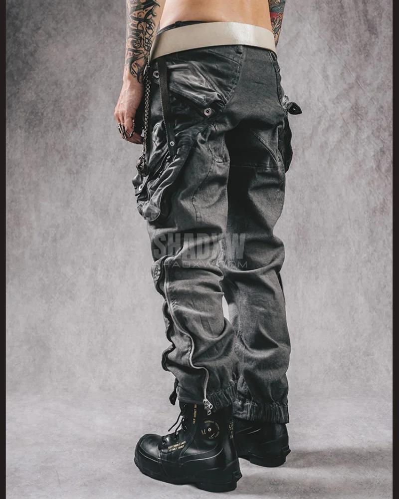 Distressed Cargo Pants - Image 8