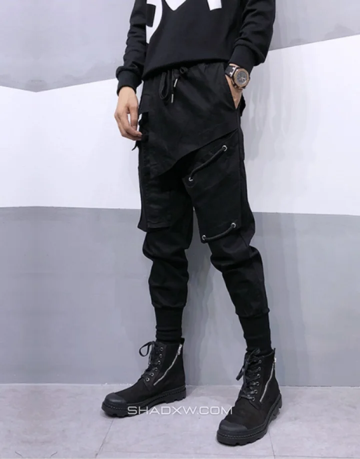 Drawstring cargo joggers - Image 3