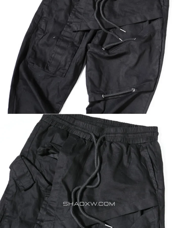 Drawstring cargo joggers - Image 5
