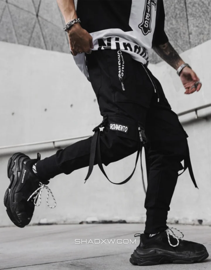 Goth Cargo Pants - Image 7