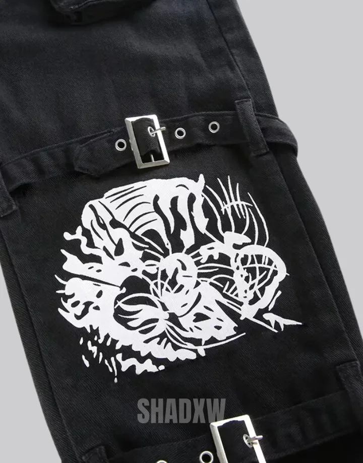 Goth Cargo Pants Womens - Image 11