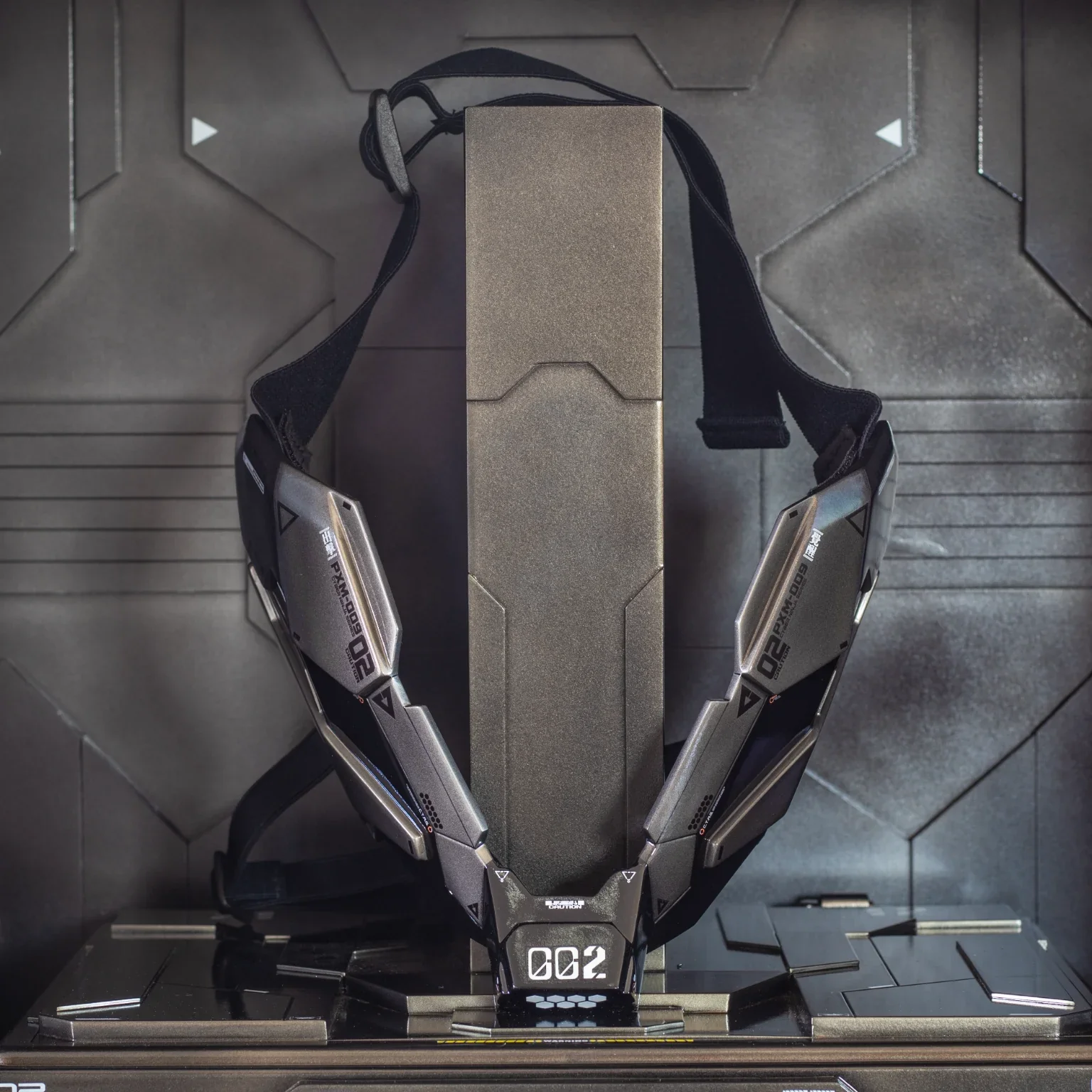 Gray Cyberpunk Mask Ninja - Image 3