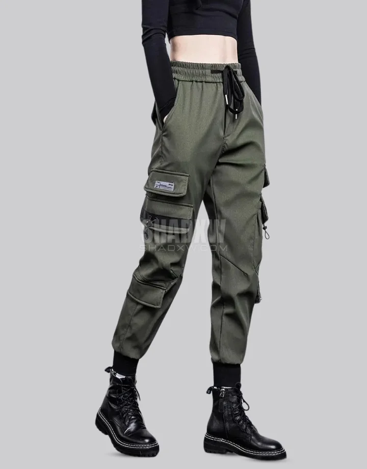 Green Cargo Pants For Women - Image 4