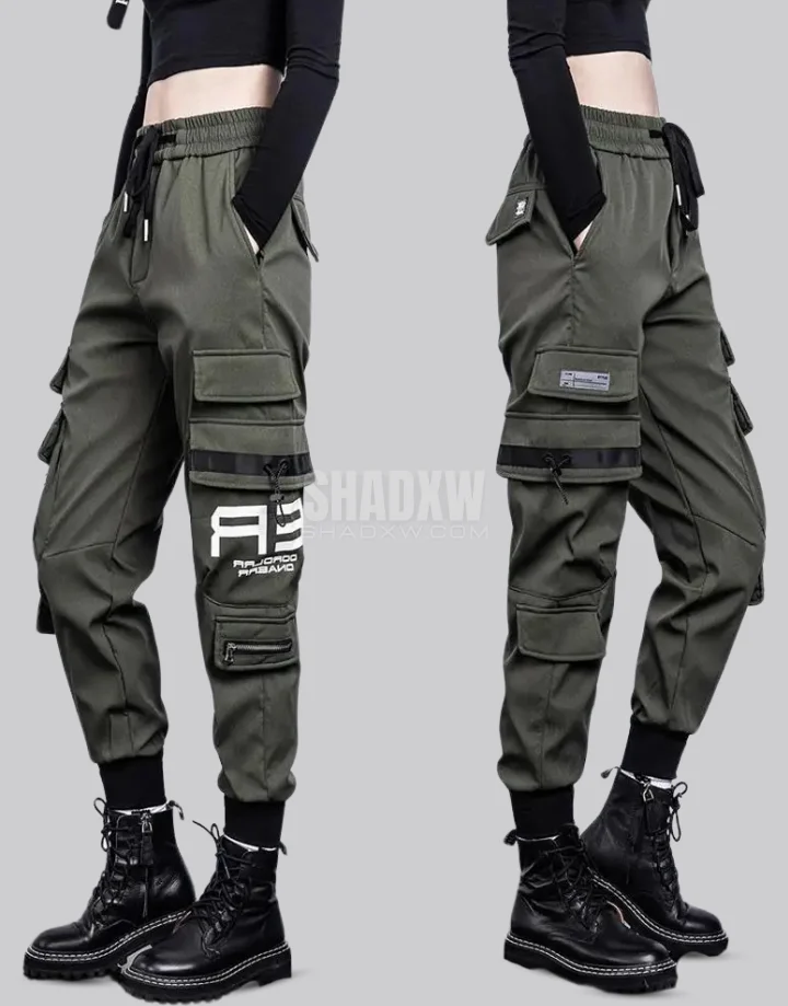 Green Cargo Pants For Women - Image 5