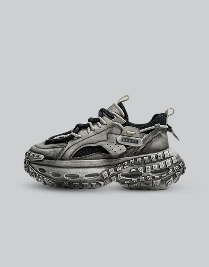 Grey Techwear Shoes