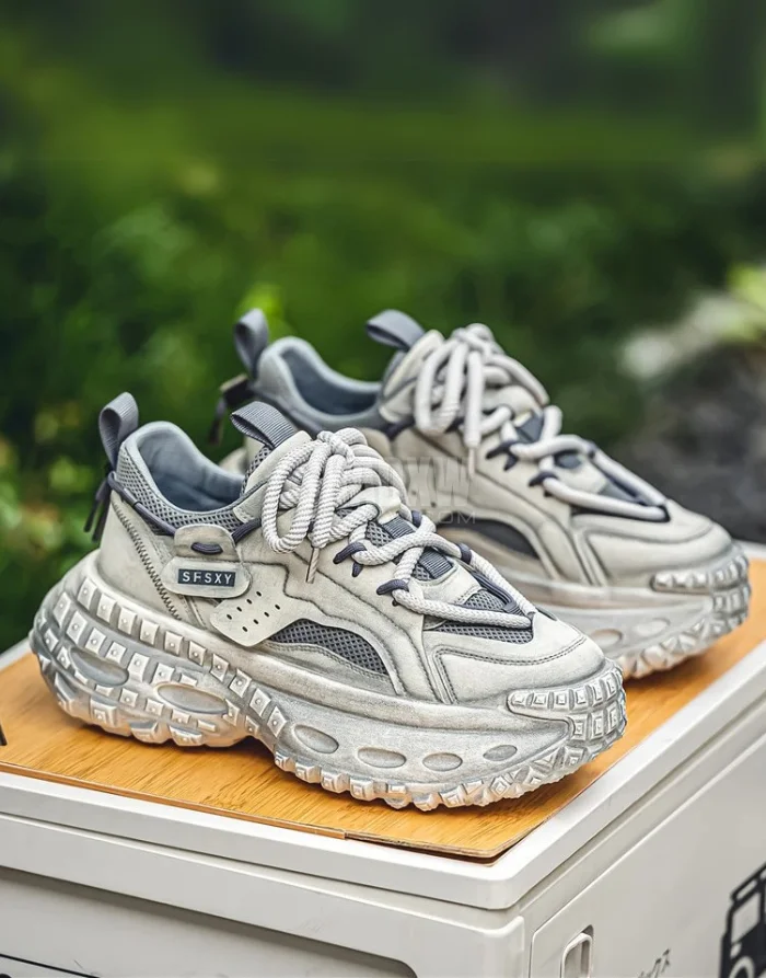 Grey Techwear Shoes - Image 12