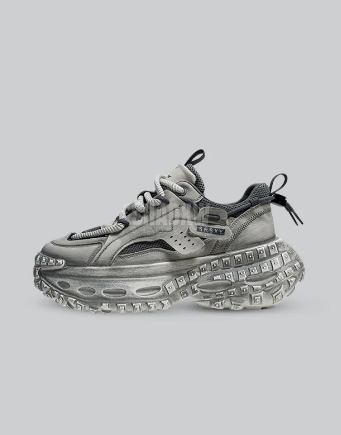Grey Techwear Shoes - Image 13