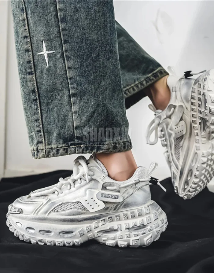 Grey Techwear Shoes - Image 7